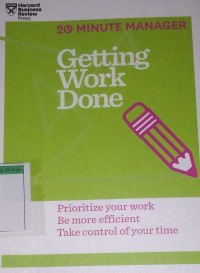 Image of 20 Minute manager getting work done