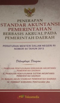 Image of Penerapan Standar Akuntansi Pemerintahan Berbasis Akrual Pada Pemerintah Daerah