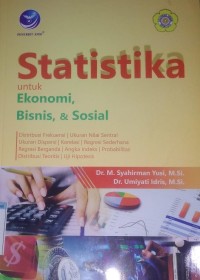 Image of Statistika untuk ekonomi, bisnis, & sosial