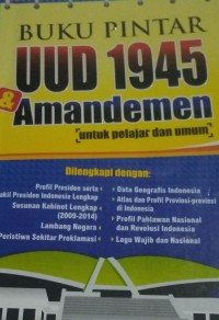Image of Buku Pintar UUD 1945 & Amandemen Untuk Pelajar dan Umum