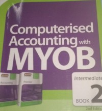 Image of Computerised accounting with myob - intermediate book 2