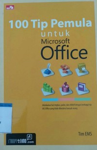 Image of 100 TIP PEMULA UNTUK MICROSOFT OFFICE