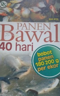 Image of Panen bawal 40 hari