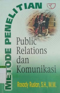 Image of metode penelitian public relations dan komunikasi