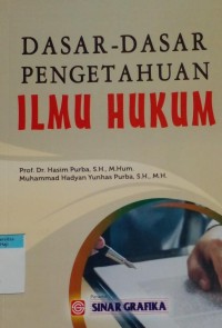 Image of Dasar-dasar pengetahuan ilmu hukum