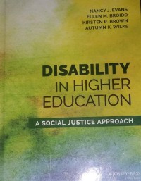 Image of Disability in higher education : a social justice approach