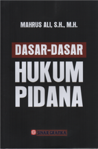 Image of Dasar-dasar hukum pidana