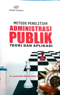 Image of Metode penelitian administrasi publik teori dan aplikasi