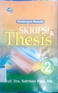 Image of Bimbingan Menulis Skripsi & Thesis