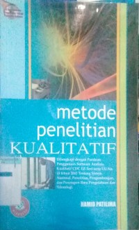 Image of Metode penelitian kualitatif