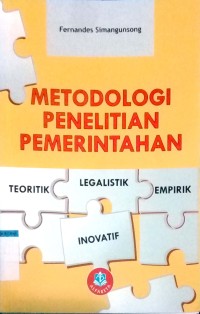 Image of Metodologi penelitian pemerintahan