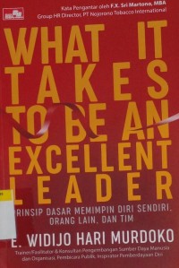 Image of What it takes to be an excellent leader prinsip dasar memimpin diri sendiri orang lain dan TIM