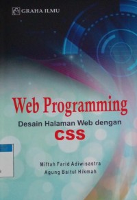 Image of Web programming desain halaman web dengan CSS