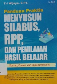 Image of PANDUAN PRAKTIS MENYUSUN SILABUS, RPP, DAN PENILAIAN HASIL BELAJAR