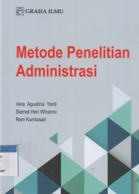 Image of Metode penelitian administrasi