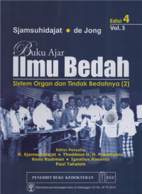 Image of Buku ajar ilmu bedah : sistem organ dan tindak bedanya (2) Vol.3