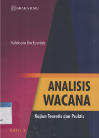 Image of Analisis wacana kajian teoritis dan praktis ed.2