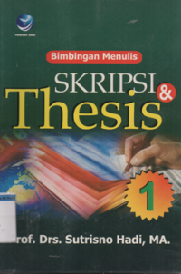 Image of Bimbingan menulis skripsi thesis