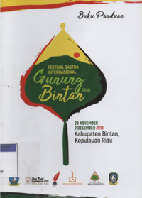 Image of Buku Panduan festival sastra internasional gunung Bintan 2018