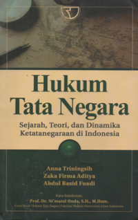 Image of Hukum tata negara sejarah, teori, dan dinamika ketatanegaraan di Indonesia