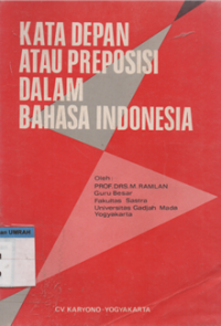 Image of Kata depan atau preposisi dalam bahasa indonesia