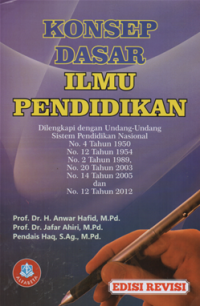 Image of Konsep dasar ilmu pendidikan