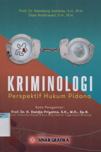Image of Kriminologi perspektif hukum pidana