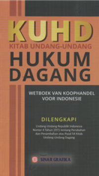 Image of KUHD (Kitab Undang-Undang Hukum Dagang)