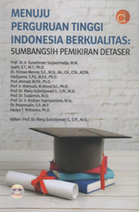 Image of Menuju perguruan tinggi indonesia berkualitas : sumbangsih pemikiran detaser
