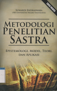 Image of metodologi penelitian sastra