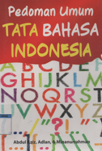 Image of Pedoman umum tata Bahasa Indonesia