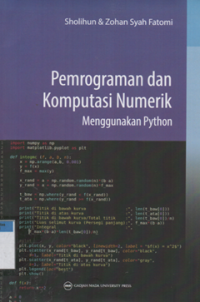 Image of Pemrograman dan komputasi numerik menggunakan python