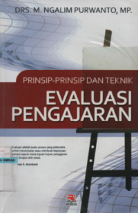 Image of PRINIP-PRINSIP DAN TEKNIK EVALUASI PENGAJARAN
