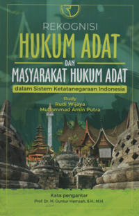 Image of Rekognisi hukum adat dan masyarakat