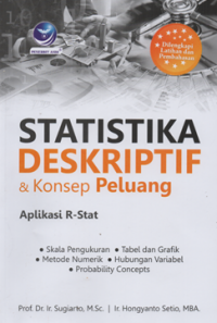 Image of Statistika deskriptif & Konsep peluang aplikasi R-Stat