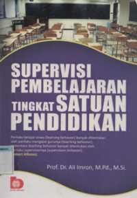 Image of supervisi pembelajaran tingkat satuan pendidikan