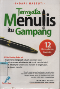 Image of Ternyata Menulis itu Gampang
