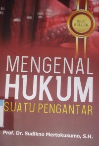 Image of Mengenal hukum suatu pengantar