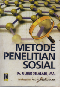 Image of Metode penelitian sosial