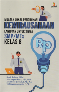 Image of Muatan lokal pendidikan kewirausahaan lantuan untuk siswa smp/mts kelas 8
