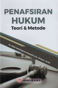 Image of Penafsiran hukum teori & metode