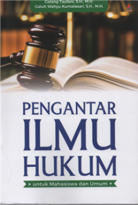 Image of Pengantar Ilmu Hukum Untuk Mahasiswa dan Umum