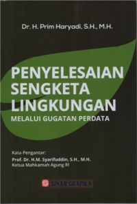 Image of Penyelesaian sengketa lingkungan melalui gugatan perdata