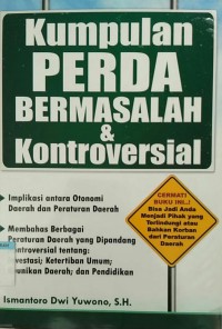 Image of Kumpulan perda bermasalah & kontroversial