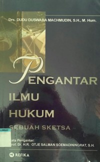 Image of Pengantar ilmu hukum sebuah sketsa