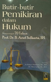Image of Butir-butir pemikiran dalam hukum