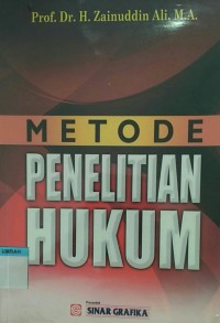 Image of Metode Penelitian Hukum