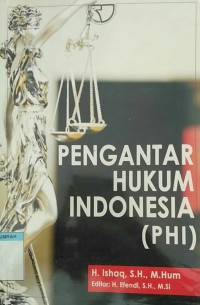 Image of PENGANTAR HUKUM INDONESIA (PHI)