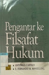 Image of Pengantar ke Filsafat Hukum