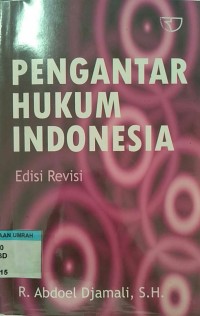 Image of PENGANTAR HUKUM INDONESIA